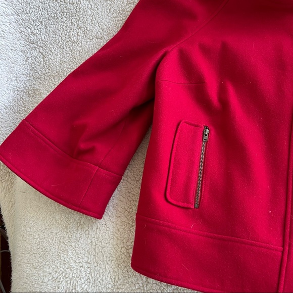 Tribal stunning! Front zip 3/4 sleeve wool jacket 10 - Picture 6 of 11